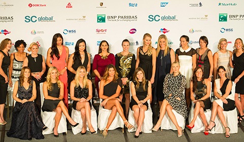 Upacara Pengundian WTA Finals Singapore - 8 Terbaik di Gelanggang Seluncur, Marina Bay Sands
