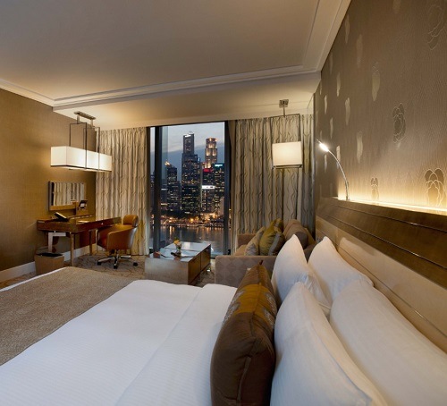 Deluxe Room Hotel Marina Bay Sands di Singapura
