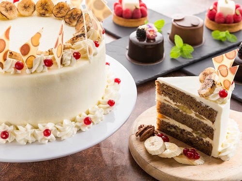 Banana Cream Cheese Cake RISE Spesial Ulang Tahun Agustus - Marina Bay Sands