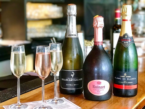 Bubble Flight di Bread Street Kitchen di Marina Bay Sands