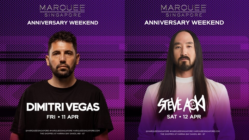 MARQUEE Singapore - Dimitri Vegas and Steve Aoki