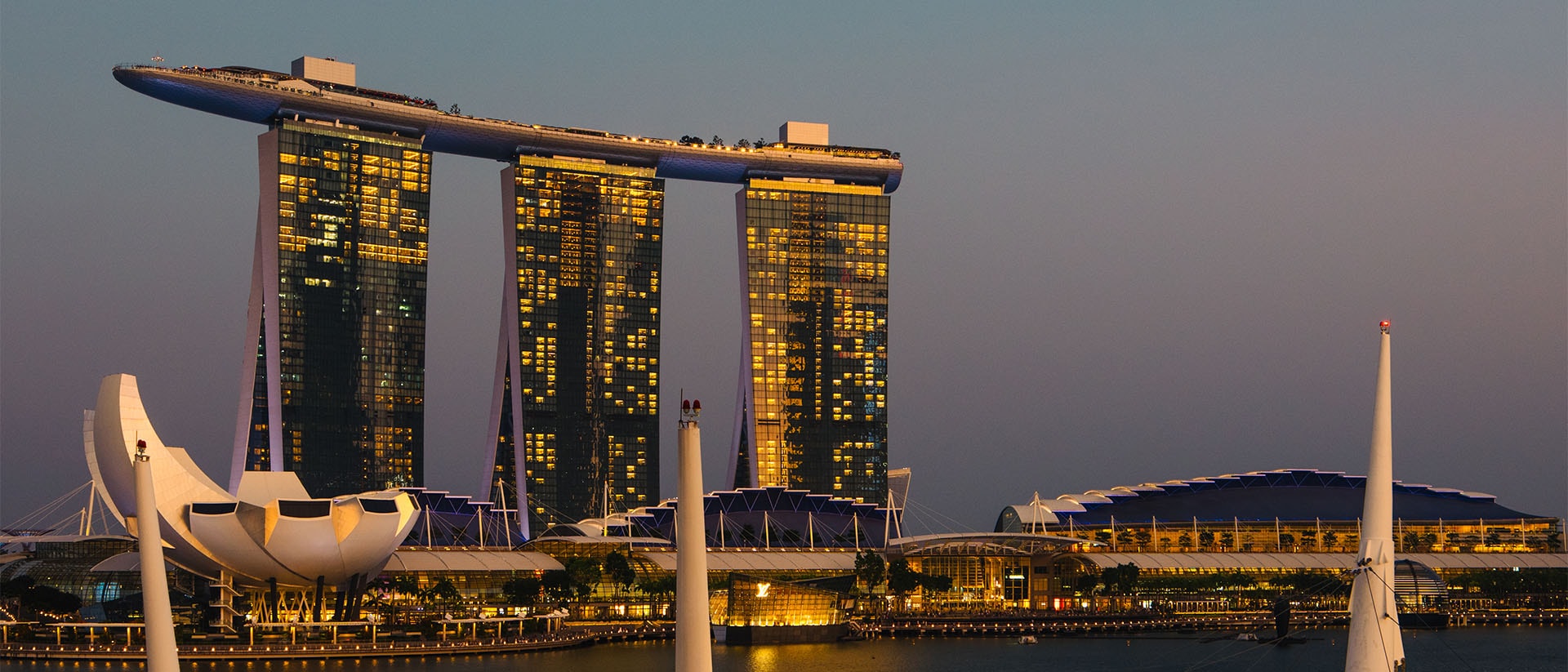 Pemandangan Marina Bay, dengan banyak lokasi terbaik di Singapura yang layak dipajang di instagram