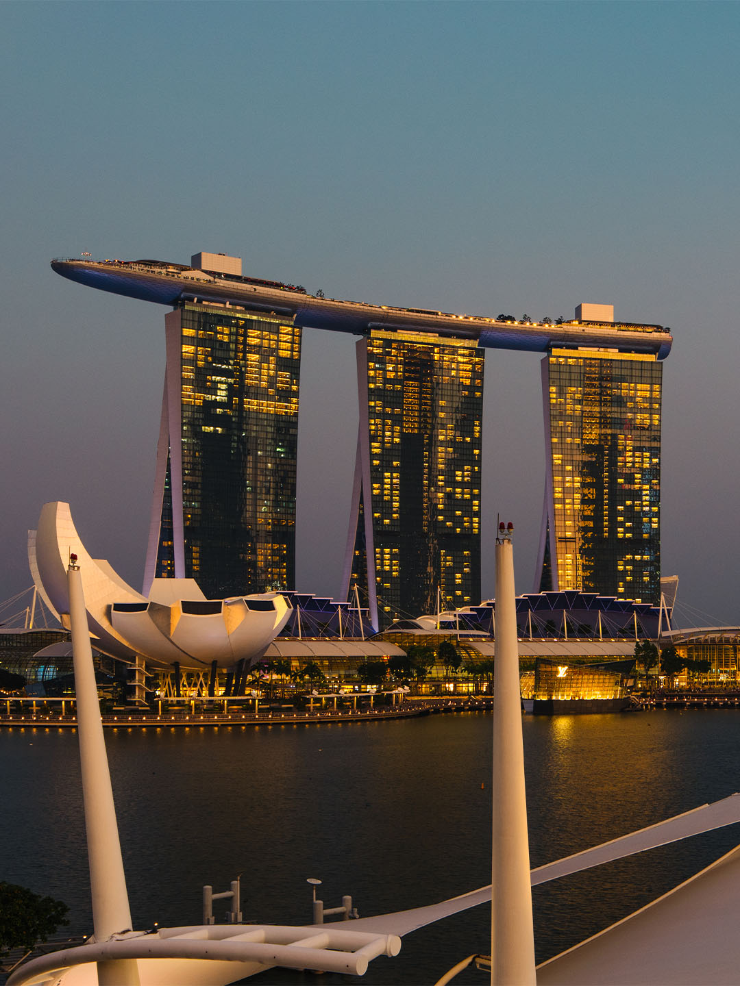 Pemandangan Marina Bay, dengan banyak lokasi terbaik di Singapura yang layak dipajang di instagram