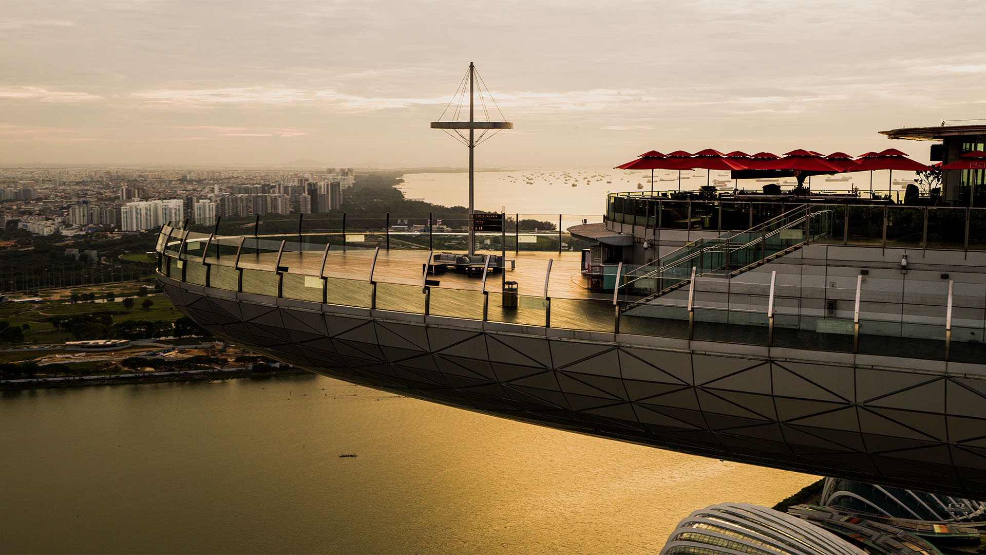 Skypark Observation Deck, sempurna untuk berwisata dan menikmati panorama pusat kota Singapura