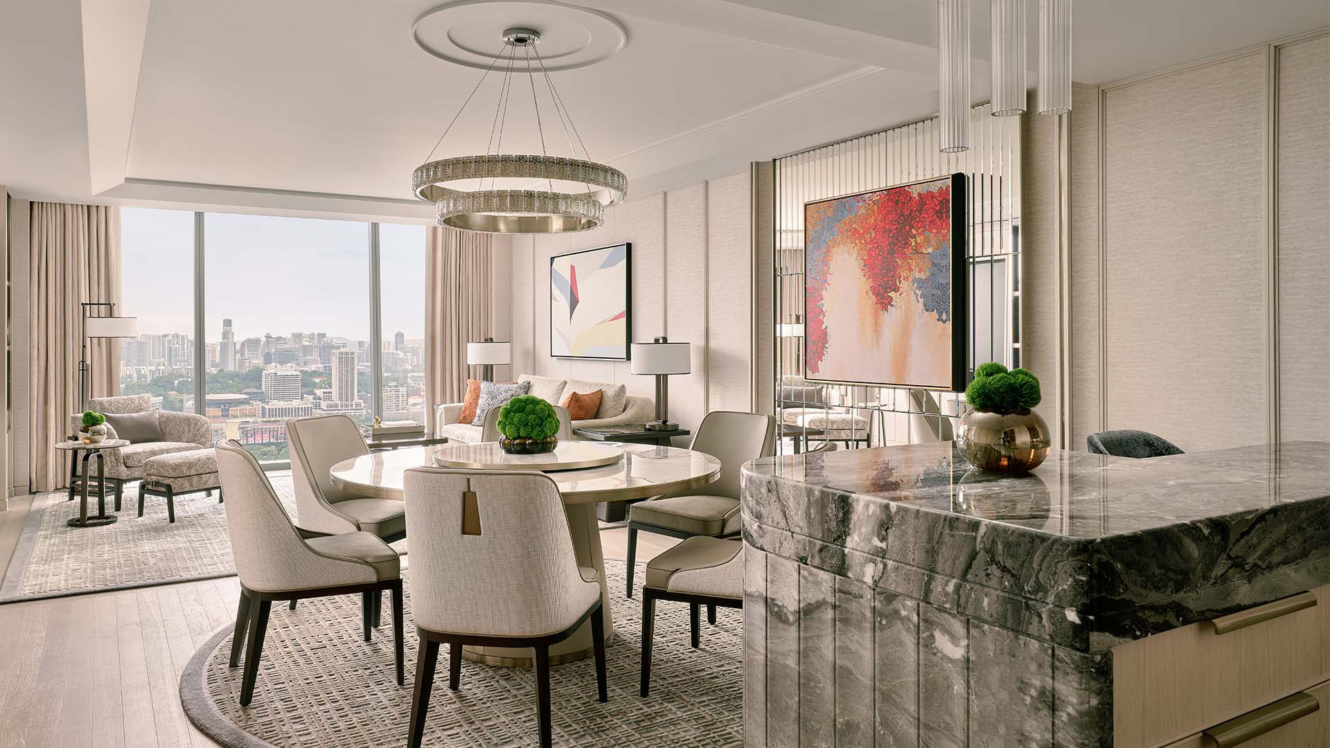 Suite dari The Paiza Collection di Marina Bay Sands, hotel di Singapura dengan program loyalitas terbaik