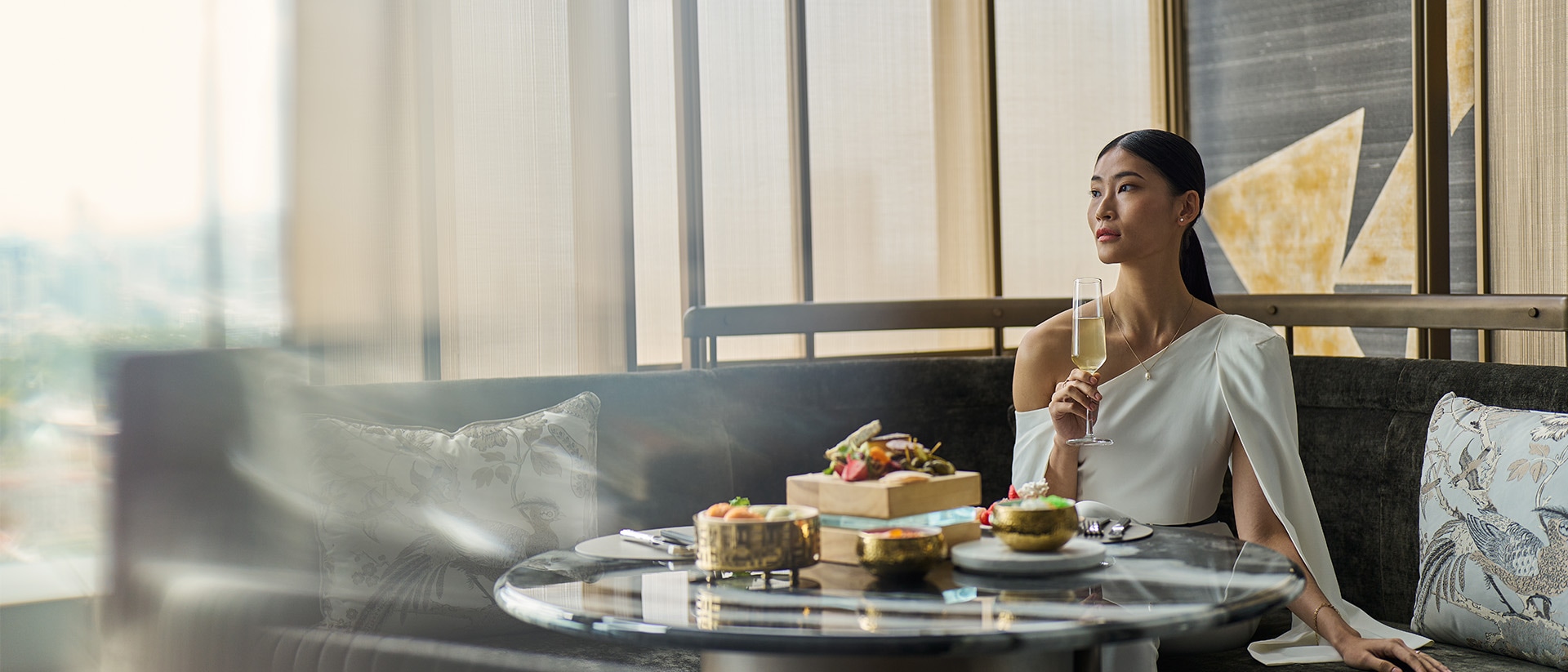 High Tea Set dari TWG dan kafe lainnya di Singapura, di Marina Bay Sands