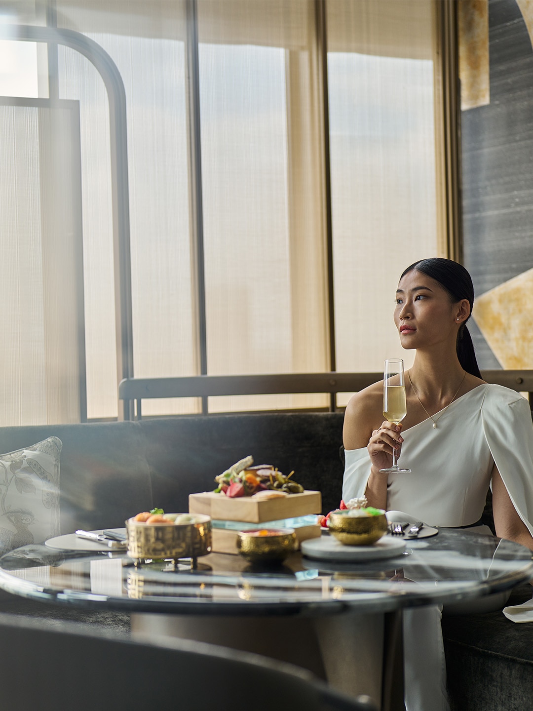 High Tea Set dari TWG dan kafe lainnya di Singapura, di Marina Bay Sands
