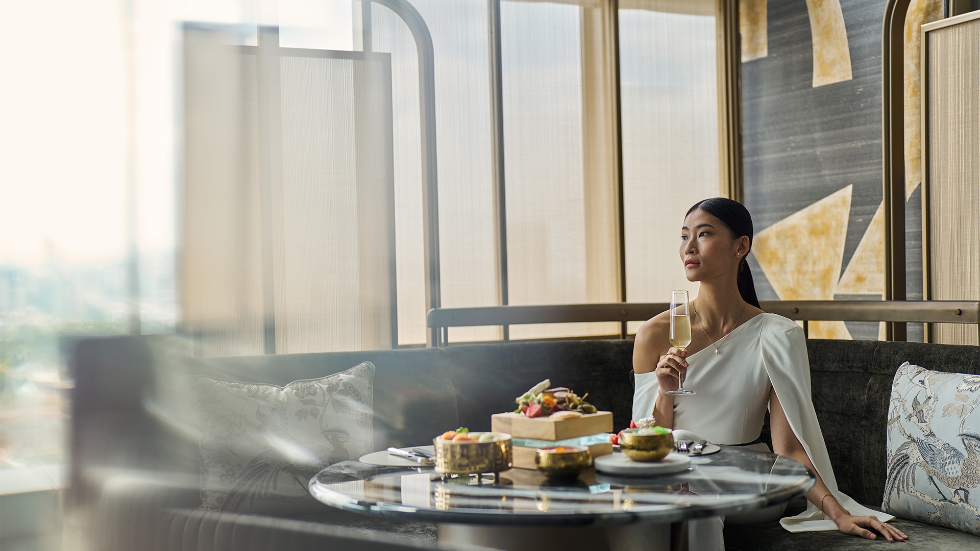 High tea terbaik di Paiza Sky Residence, bar dan lounge di Marina Bay Sands, Singapura