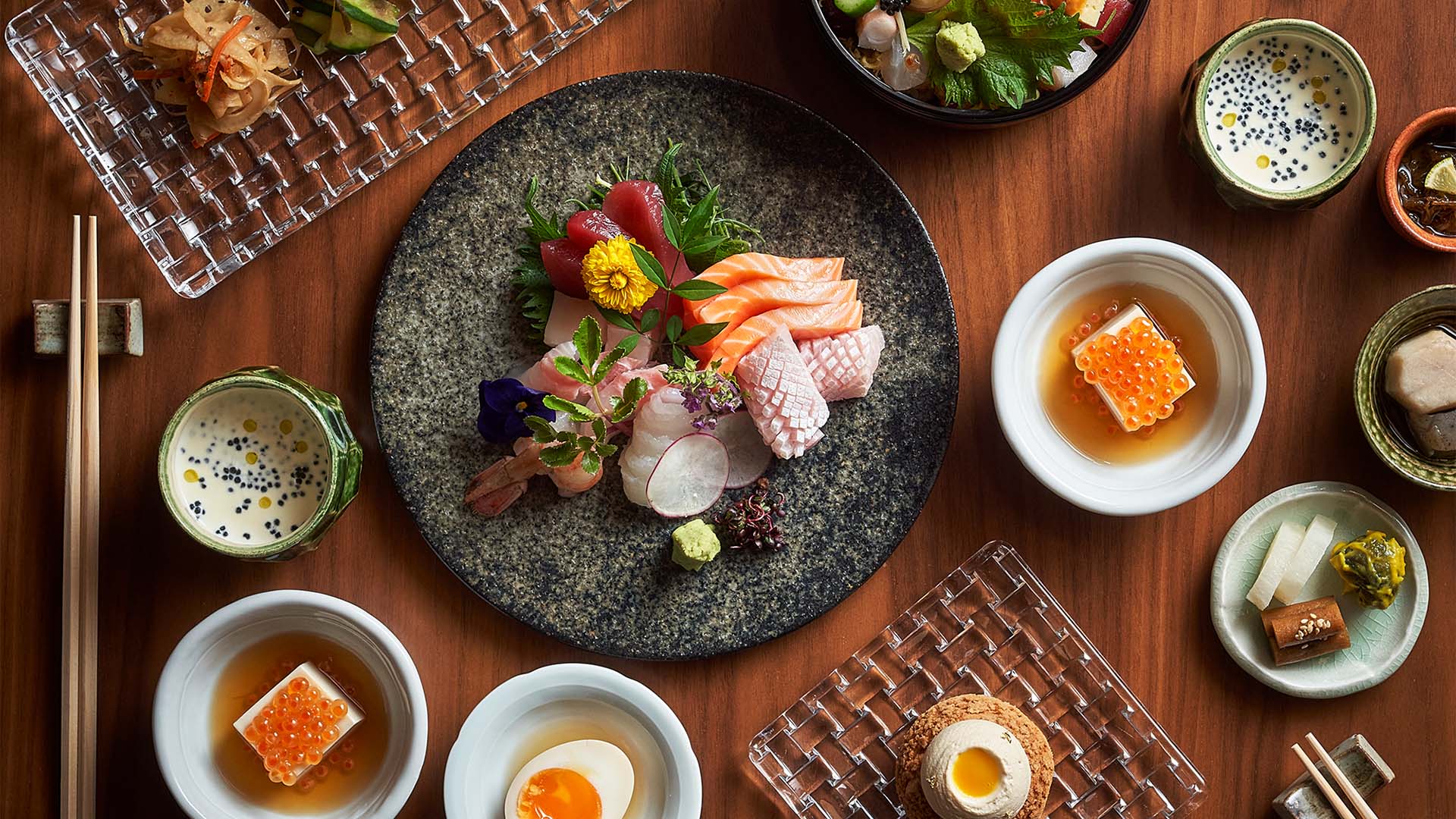 Set makan siang Deluxe di Wakuda, Restoran omakase sushi di Singapura