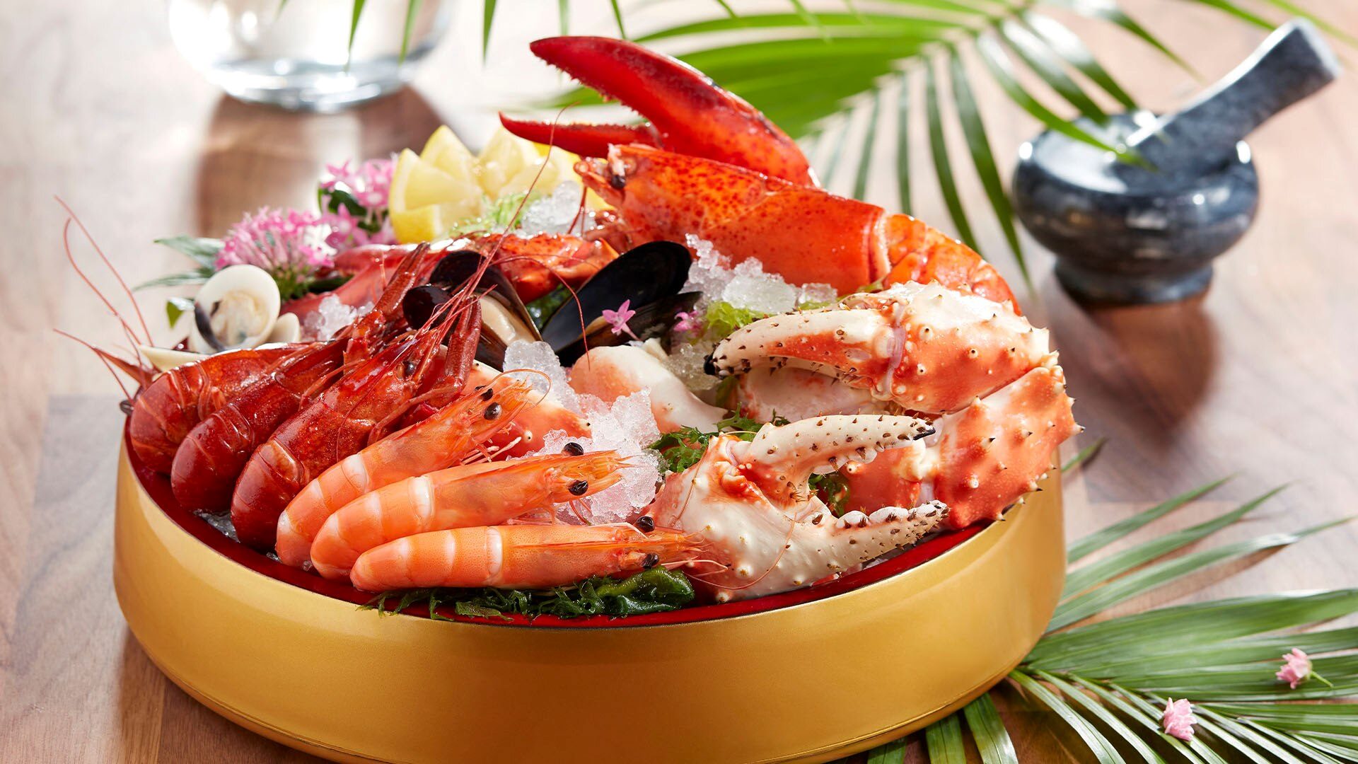 Udang Segar dari RISE, Restoran Buffet Boga Bahari Terbaik di Singapura