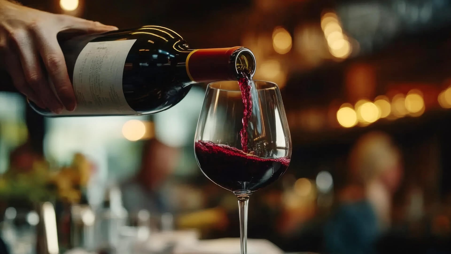Red wine dalam gelas