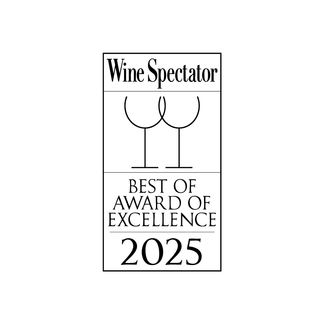2022 – 2025 Wine Spectator: Best of Award of Excellence