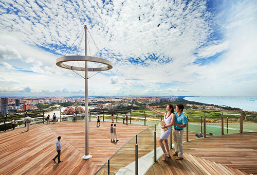 Sands SkyPark Observation Deck di Marina Bay Sands