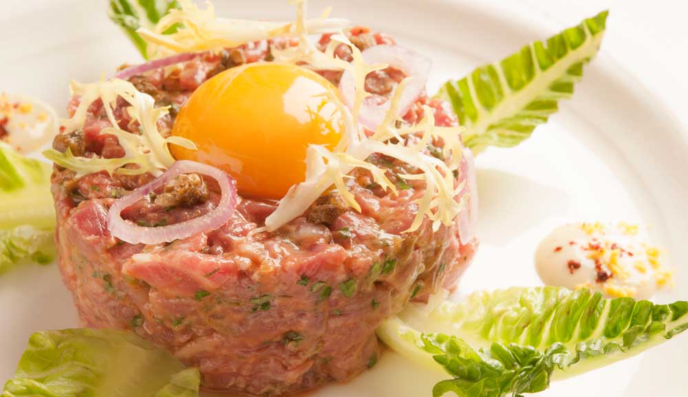 Beef Tartare at db Bistro and Oyster Bar