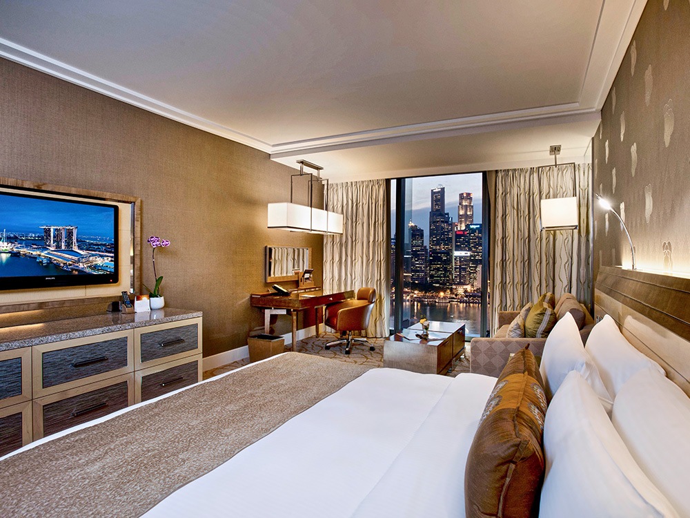 Deluxe Room Hotel Marina Bay Sands di Singapura