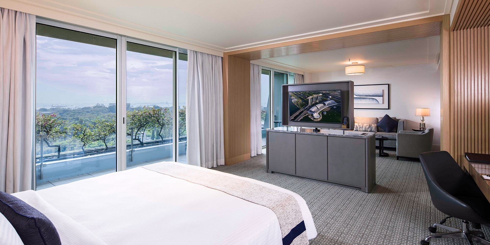 Grand Club Room di Marina Bay Sands Hotel Singapura