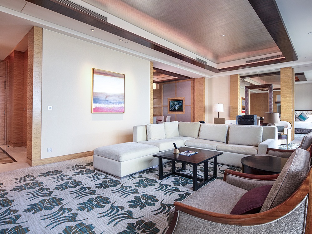 Merlion Suite untuk tamu hotel di Marina Bay Sands