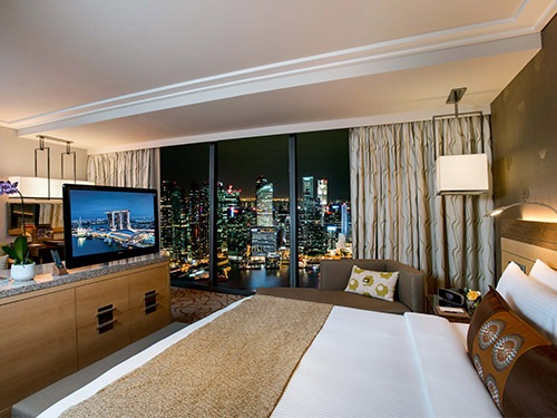 Orchid Suite dengan Pemandangan Kota di Hotel Marina Bay Sands