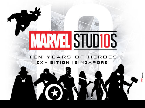 Marvel Studios: Ten Years of Heroes exhibition at Marina Bay Sands