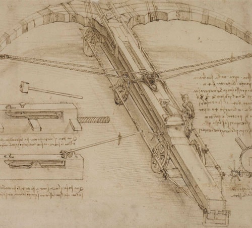 The Codex Atlanticus - Busur Silang Raksasa