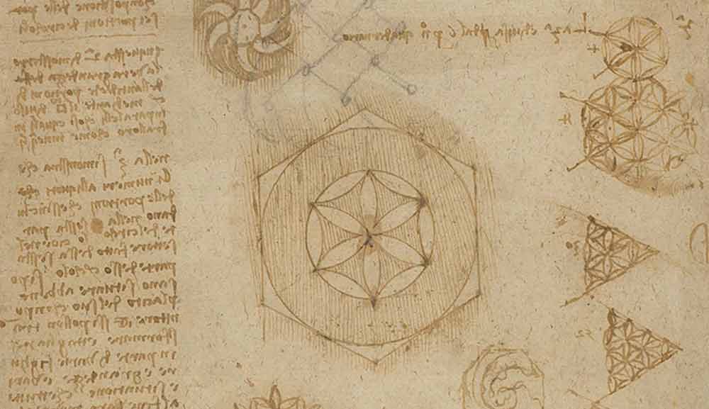 'Bintang' Bisangoli sekitar tahun 1517—1518 F.459 halaman ganjil dari Codex Atlanticus Leonardo da Vinci