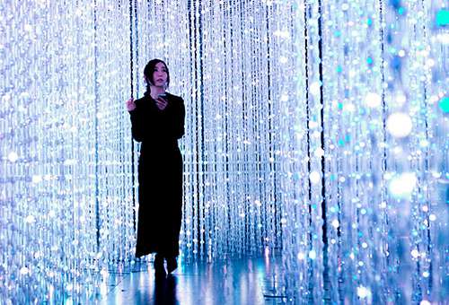 Pameran Crystal Universe di Museum ArtScience, Marina Bay Sands