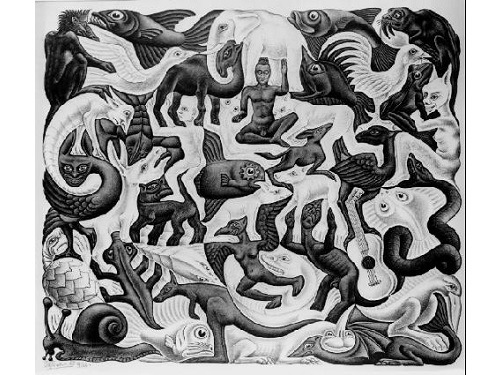 M.C. Escher, Plane Filling II