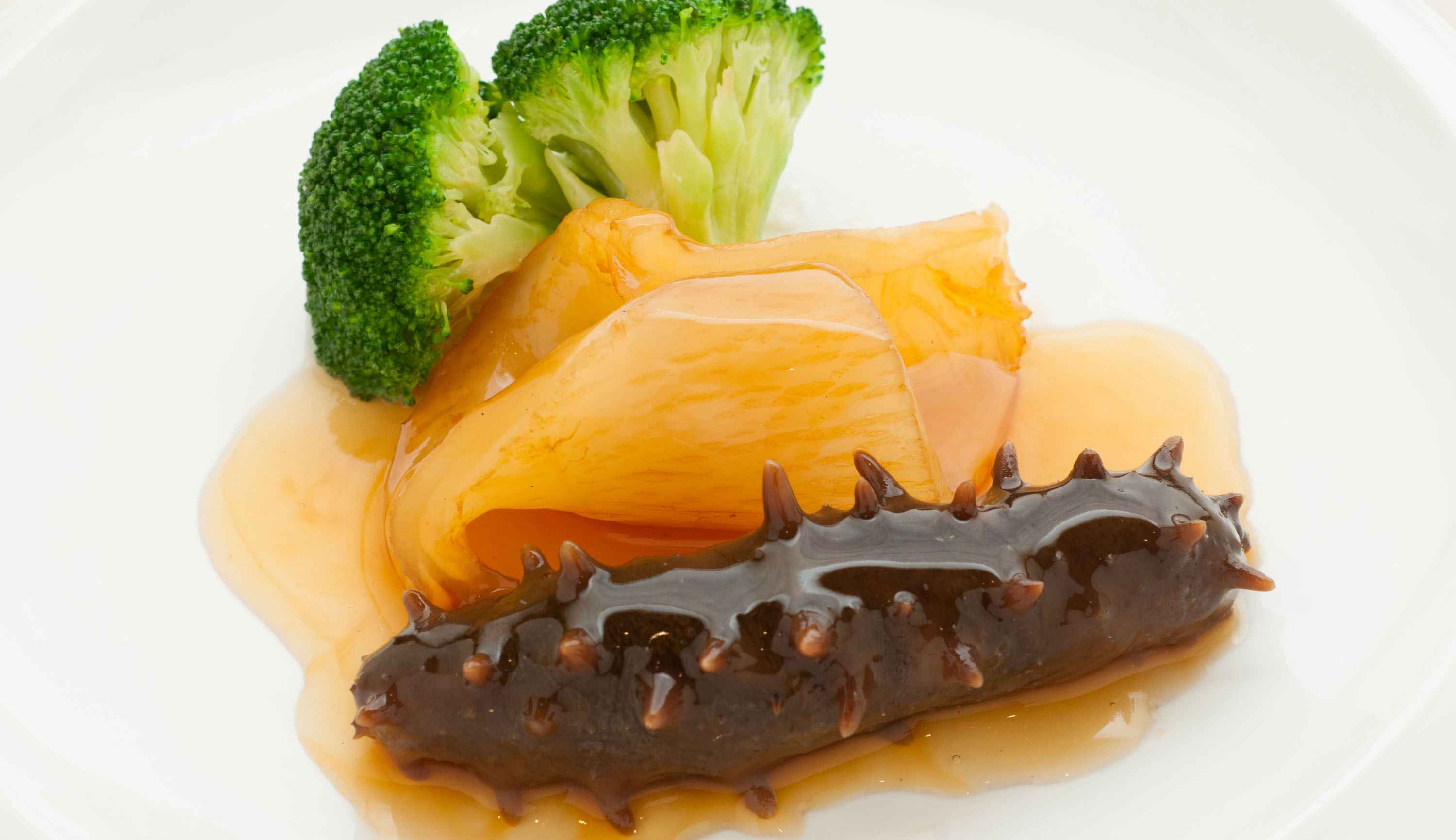 Imperial Treasure - Braised Hokkaido Sea Cucumber with Fish Maw in Oyster Sauce