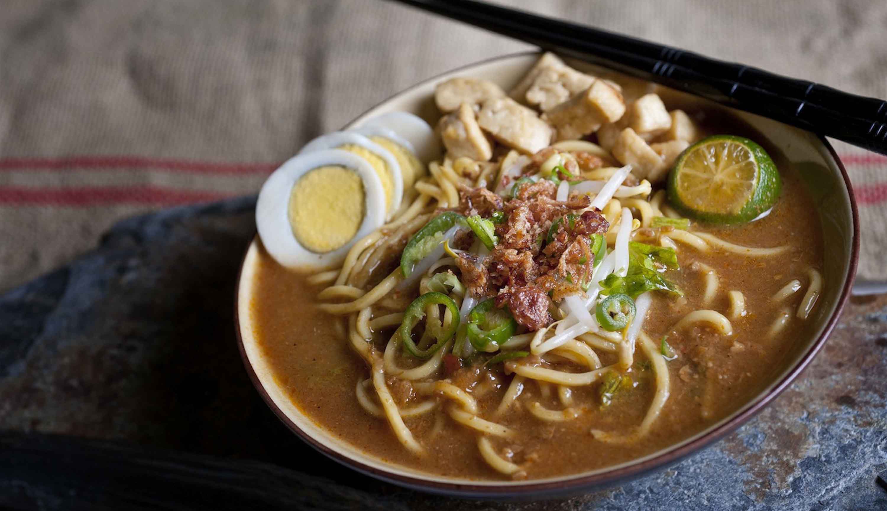 Singapore Style Pork Noodle Soup di Marina Bay Sands