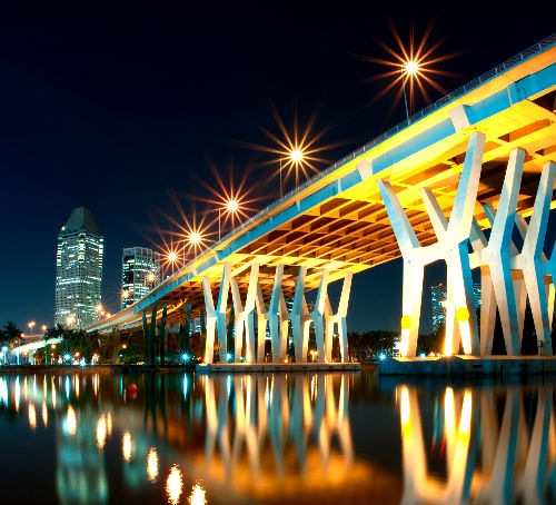 Benjamin Sheares Bridge Singapore