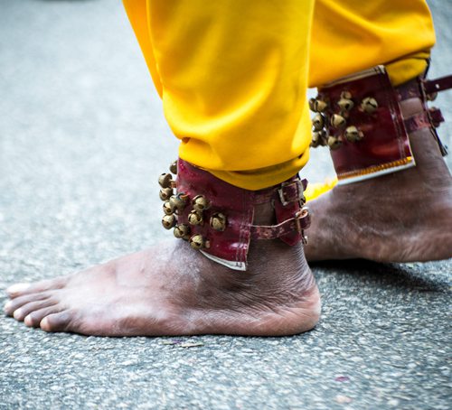 Hindu Temple Feet