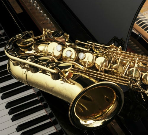 Saxophone on Grand Piano