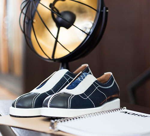 Sepatu untuk Musim Gugur di Marina Bay Sands