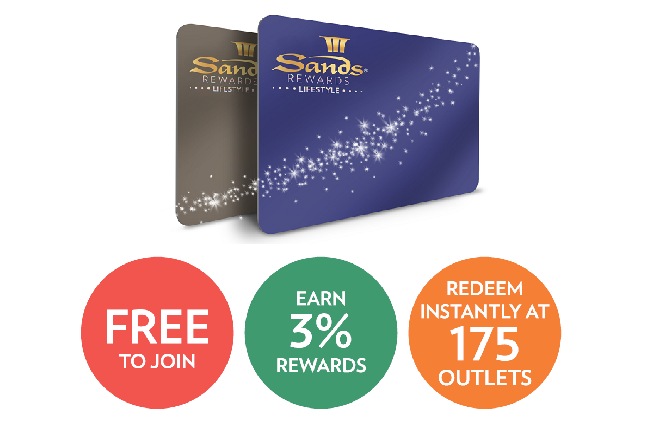 Reward dan Penukaran Sands Rewards LifeStyle
