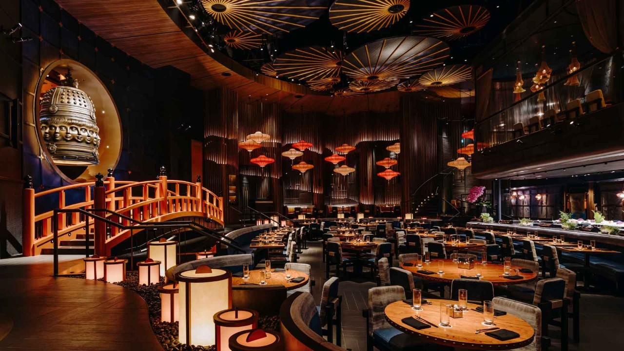 Japan inspired interior at KOMA, one of the top Japanese fine dining restaurants in Singapore