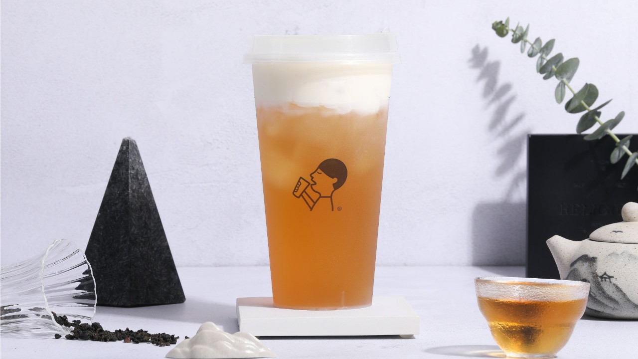 Brewed tea served at dessert shop in Singapore, HEYTEA at Marina Bay Sands