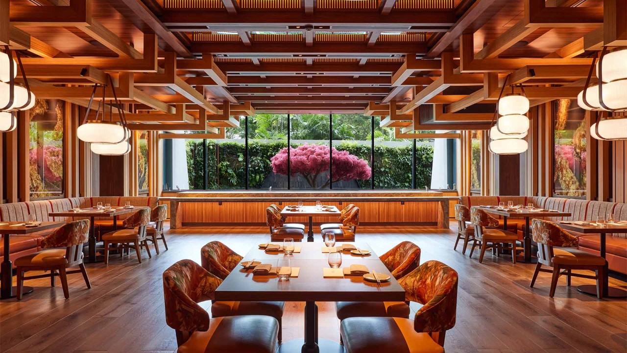 Intimate dining area at Wakuda, a top dinner place in Singapore