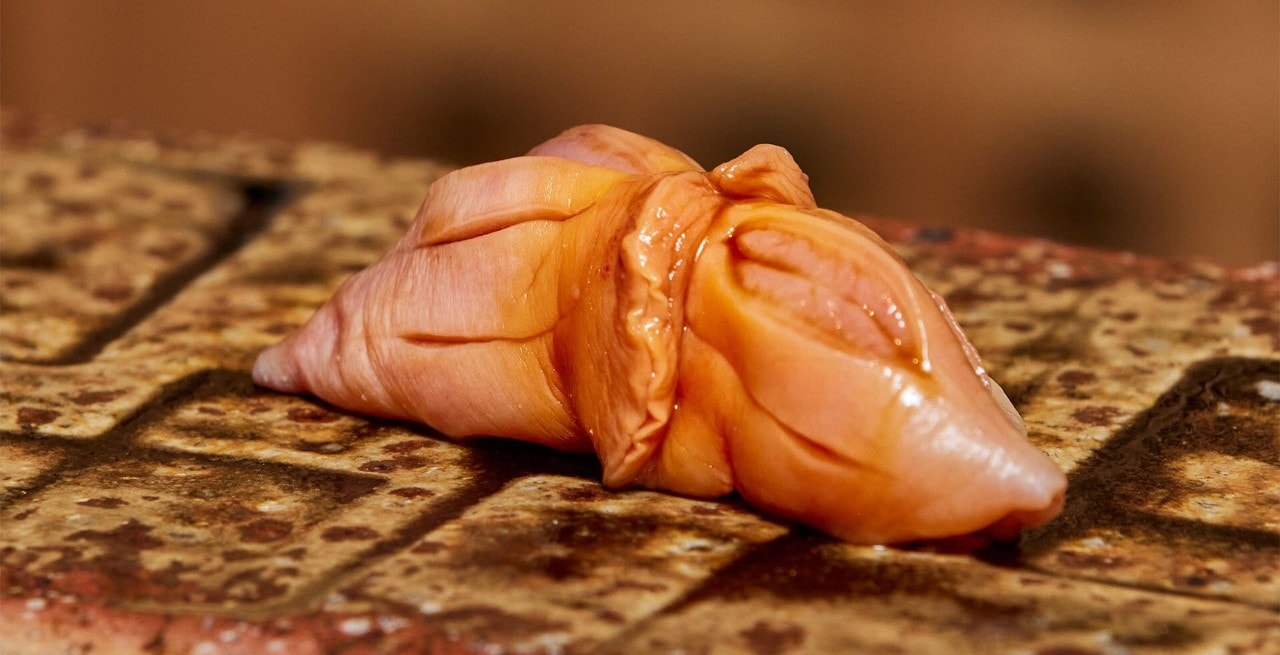 Nigiri sushi and crab claw at Waku Ghin, a top favourite omakase spot in Singapore