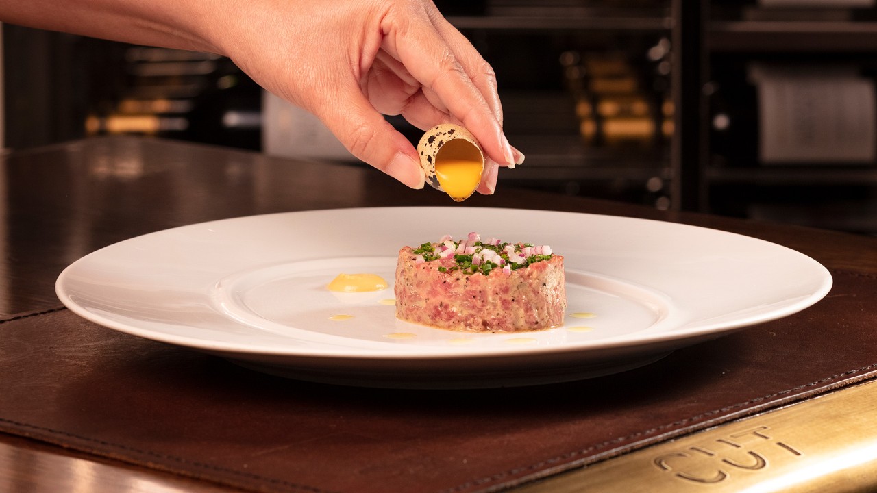 Steak tartare at CUT