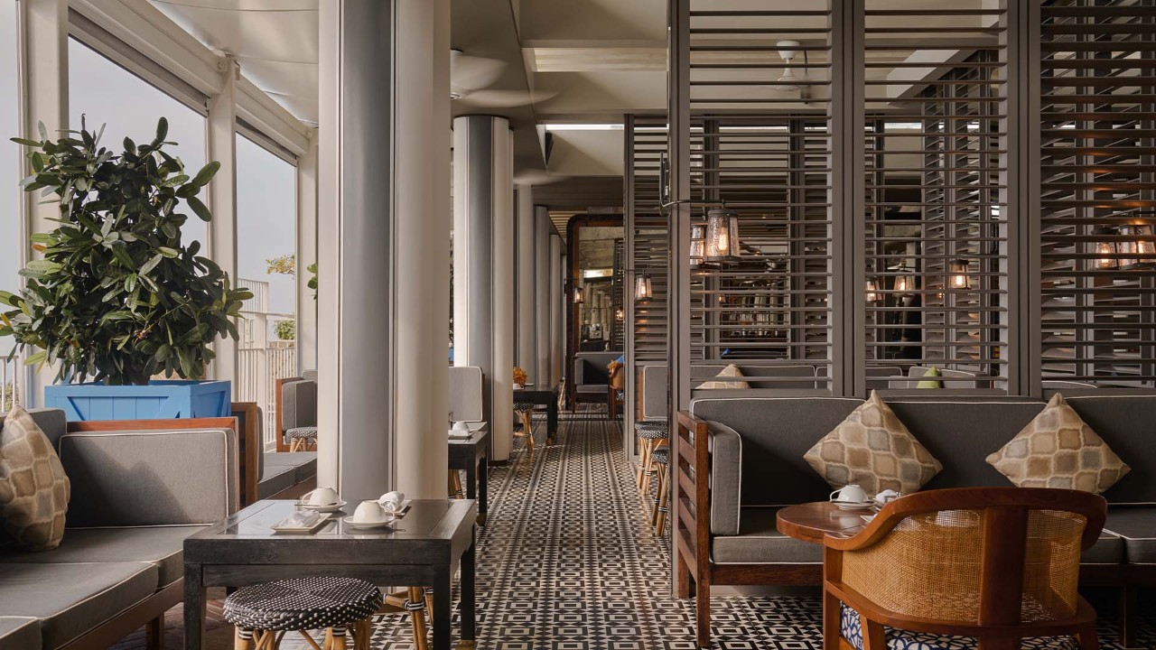 Rooftop bar in Singapore at the rooftop of Marina Bay Sands